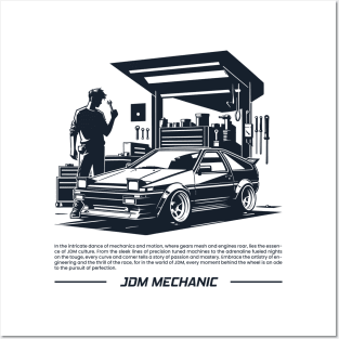 Mechanic JDM Touge Posters and Art